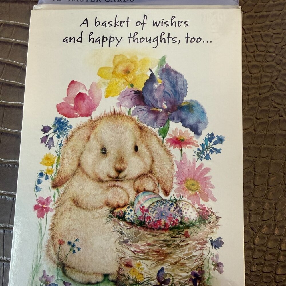 Easter Cards 2 Pkgs- Hallmark -12 Cards, American Greetings- 6 CardsNew Unopened